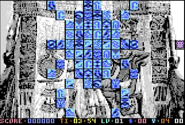 Curse of RA - Commodore 64 game screenshot (1990) by Rainbow Arts